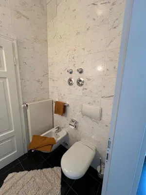 Ein Badezimmer in der Unterkunft Ferienwohnung Marie