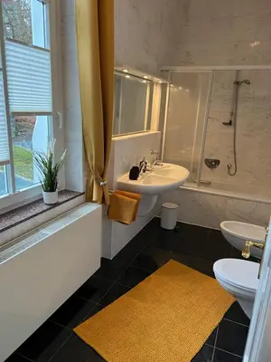 Ein Badezimmer in der Unterkunft Ferienwohnung Marie