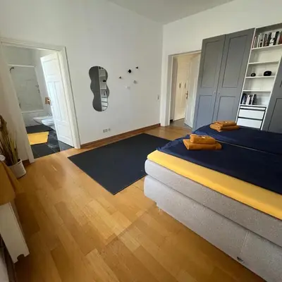 Küche/Küchenzeile in der Unterkunft Ferienwohnung Marie