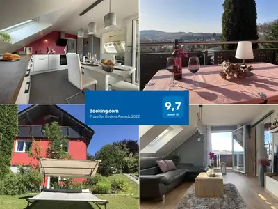 Grundriss der Unterkunft Ferienwohnung am Goldberg mit überdachter Loggia