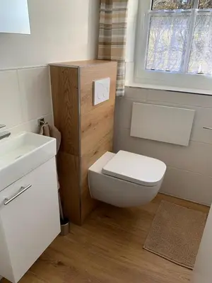 Ein Badezimmer in der Unterkunft Außergewöhnliche Ferienwohnung in modernen Styl