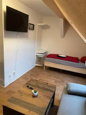 TV/Unterhaltungsangebot in der Unterkunft FeWo WIEKO Plauen Leibnizstr. H3, DG links