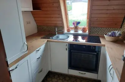 Küche/Küchenzeile in der Unterkunft Ferienhaus Susanne