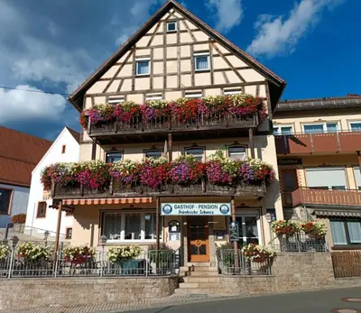Grundriss der Unterkunft Gasthof-Pension Fränkische Schweiz Obertrubach