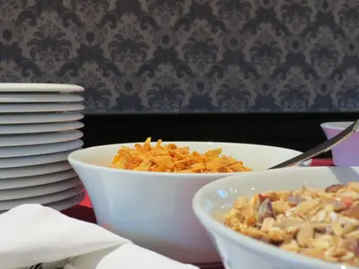 Essen im Hotel oder in der Nähe