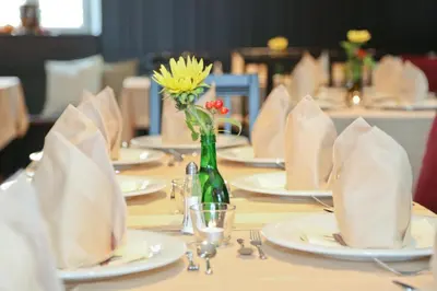 Ein Restaurant oder anderes Speiselokal in der Unterkunft Hotel Kloster-Gasthof Speinshart