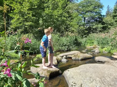 Naturlandschaft in der Nähe des Campingplatzes