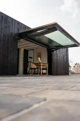 Ein Balkon oder eine Terrasse in der Unterkunft Hotel & Chalets by Revex