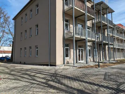 Das Gebäude in dem sich die Ferienwohnung befindet