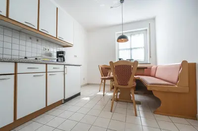 Küche/Küchenzeile in der Unterkunft Gut Matheshof Apartments