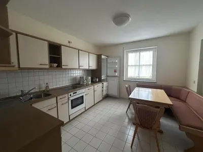 Küche/Küchenzeile in der Unterkunft Gut Matheshof Apartments