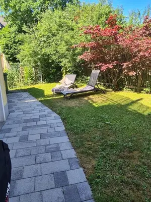 Ein Garten an der Unterkunft Kraxler Single