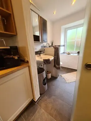 Ein Badezimmer in der Unterkunft Kraxler Pärchen