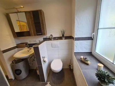 Ein Badezimmer in der Unterkunft Kraxler Pärchen
