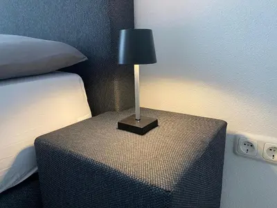 Ein Bett oder Betten in einem Zimmer der Unterkunft NES 1 - nähe Freiheitshalle Hof
