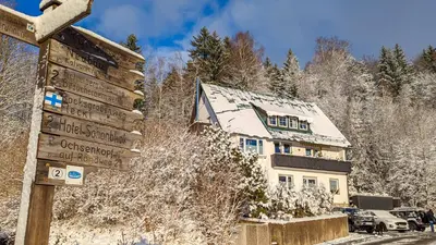 Ferienwohnung Fichtelsonne im Winter