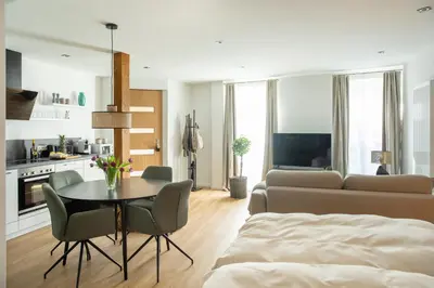 TV/Unterhaltungsangebot in der Unterkunft bayreuthome - Ambiente-Apartment im Gassenviertel