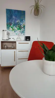 Küche/Küchenzeile in der Unterkunft Zimmer im Herzen Gößweinsteins