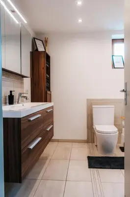 Ein Badezimmer in der Unterkunft Auszeit am Land