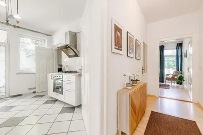 Küche/Küchenzeile in der Unterkunft Villa Plassenburg
