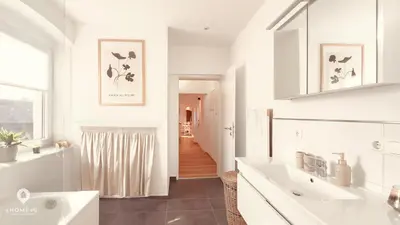 Grundriss der Unterkunft Zentrales Turm-Apt mit Terrasse