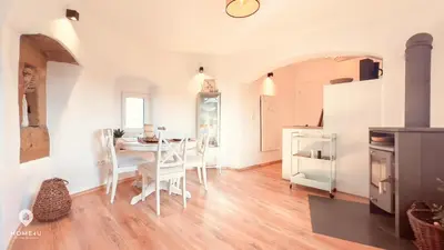 Küche/Küchenzeile in der Unterkunft Zentrales Turm-Apt mit Terrasse
