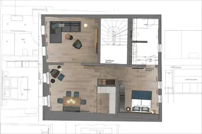 Grundriss der Unterkunft Apartments Alter Pfarrhof