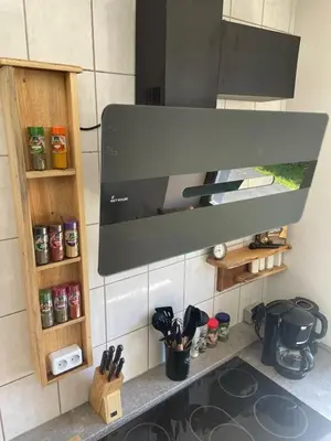 Küche/Küchenzeile in der Unterkunft Ferienhaus Linde