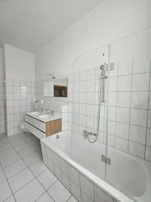Ein Badezimmer in der Unterkunft Westend 2
