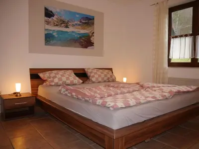 Ein Bett oder Betten in einem Zimmer der Unterkunft Gästehaus Seeber