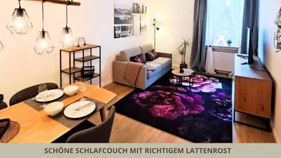 Grundriss der Unterkunft FeWo Markgrafenrefugium zentrumsnahe 2 Zi mit Küche für 1-4 Personen
