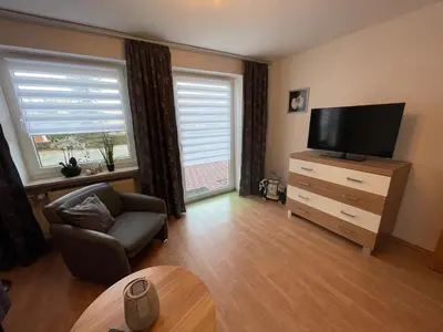 TV/Unterhaltungsangebot in der Unterkunft Ferienwohnung Lug in´s Land