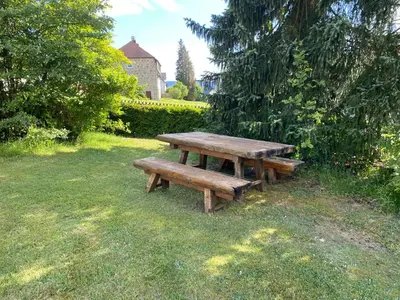 Ein Garten an der Unterkunft Ferienwohnung Lug in´s Land
