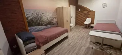 Ein Bett oder Betten in einem Zimmer der Unterkunft Arzberger Monteurhaus