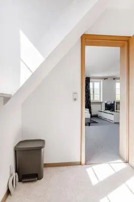 Ein Bett oder Betten in einem Zimmer der Unterkunft Zentrales charmantes Apartment