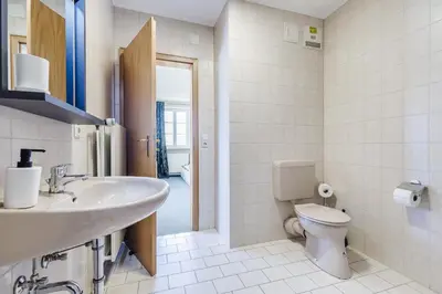 Ein Badezimmer in der Unterkunft Zentrales charmantes Apartment