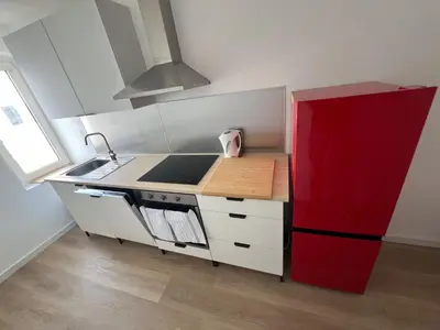 Küche/Küchenzeile in der Unterkunft Zentrale Apartments in Bayreuth