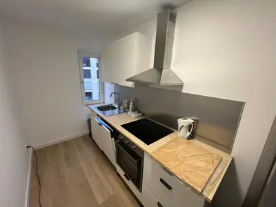 Küche/Küchenzeile in der Unterkunft Zentrale Apartments in Bayreuth