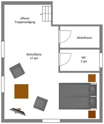 Grundriss der Unterkunft Haus Christof
