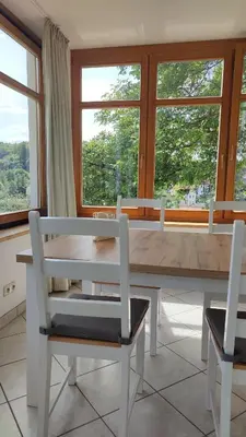 Ein Balkon oder eine Terrasse in der Unterkunft Ferienwohnung Familie Haas