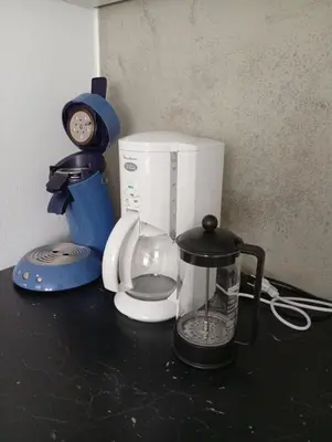 Kaffee-/Teezubehör in der Unterkunft Ferienwohnung Rackl