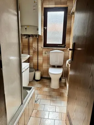 Ein Badezimmer in der Unterkunft Monteurwohnung Naila