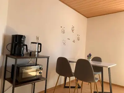 Kaffee-/Teezubehör in der Unterkunft Monteurwohnung Naila