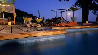 Der Swimmingpool an oder in der Nähe von Aloha Annaberg