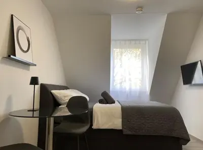 Grundriss der Unterkunft Modernes City Apartment Bayreuth