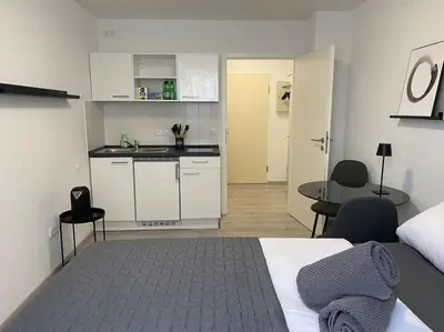 Grundriss der Unterkunft Modernes City Apartment Bayreuth