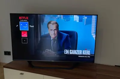 TV/Unterhaltungsangebot in der Unterkunft Shine Apartment Schwarzenfeld