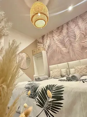 Ein Sitzbereich in der Unterkunft Ferienwohnung Lauri