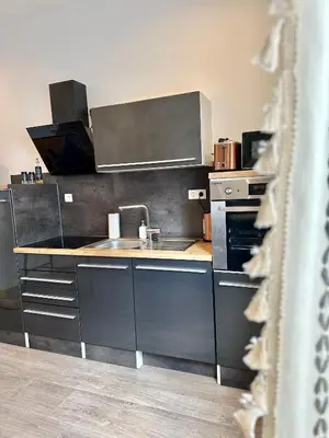 Küche/Küchenzeile in der Unterkunft Ferienwohnung Lauri