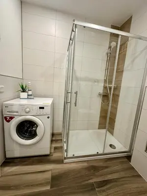Ein Badezimmer in der Unterkunft Ferienwohnung Lauri